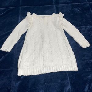 Carter’s 4T holiday sweater in cream! Like new worn 1-2 times for photo op!